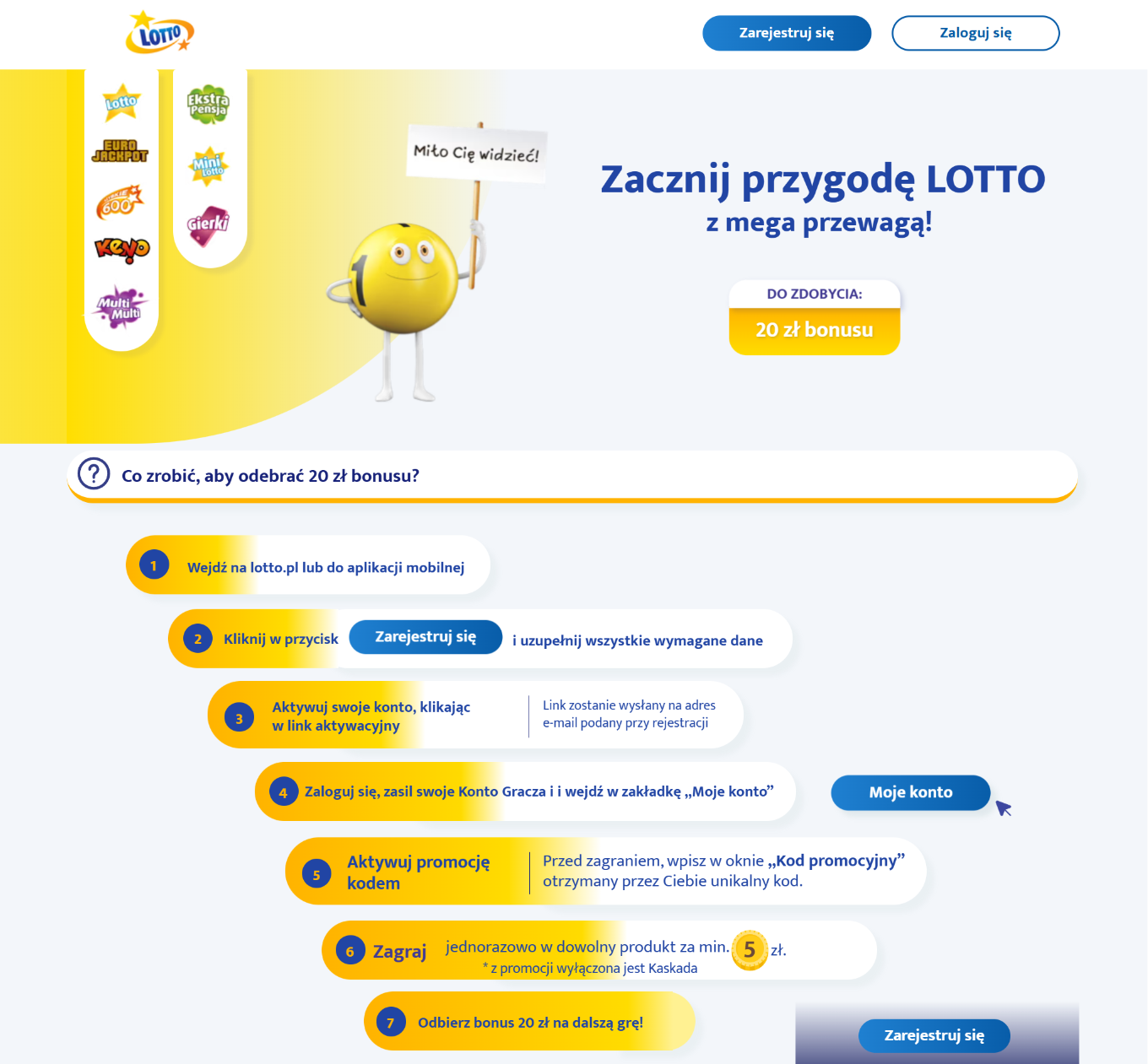 Jaki jest kod promocyjny do lotto.pl na nowe konto? (MOCNYSTARTX7K9M2Q8R4)